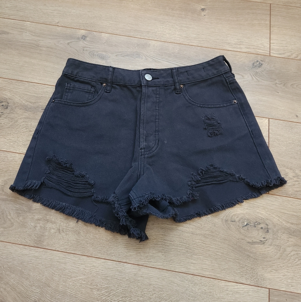 Size 26 Pacsun Black Denim Shorts